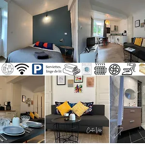  Apartamento Tabi ,modern Chic Vs Free Parking,wifi,draps Francia